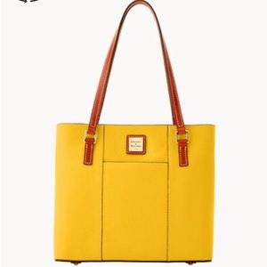 Dooney & Bourke Mustard Purse | Pebble Grain Small Lexington GUC